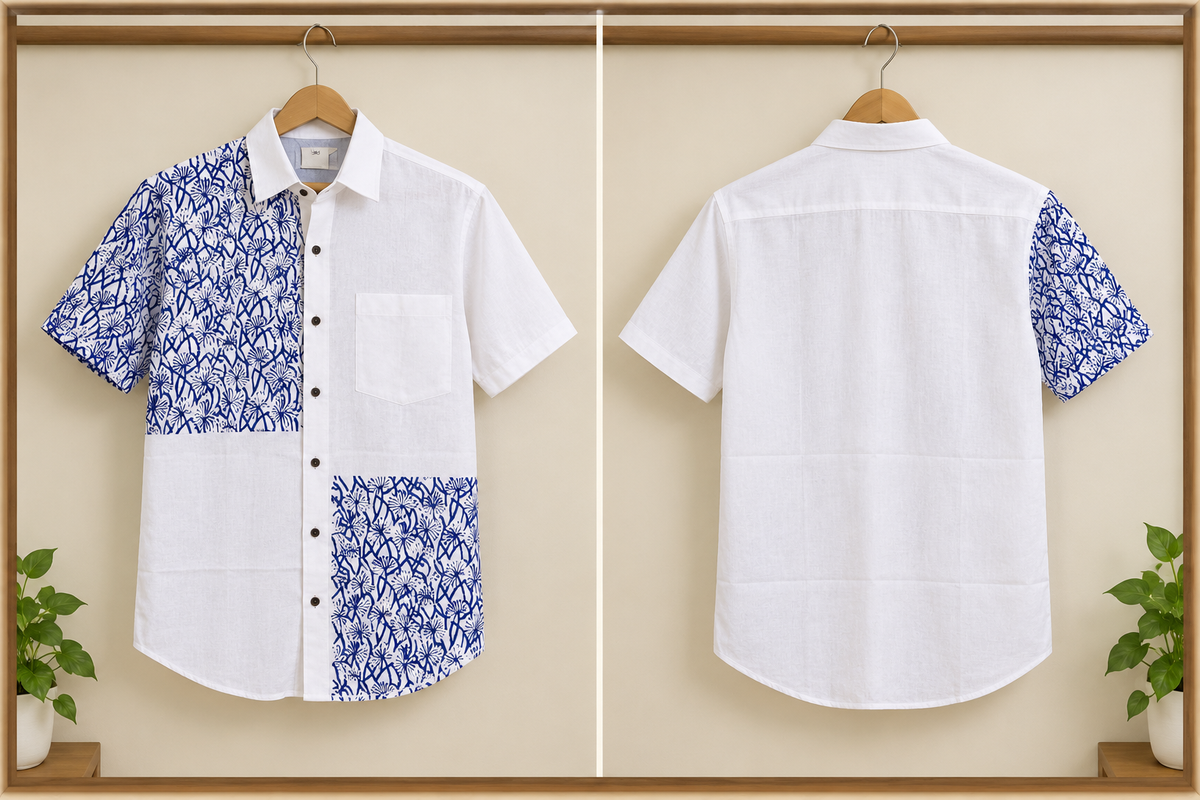 Cotton Block Shirt