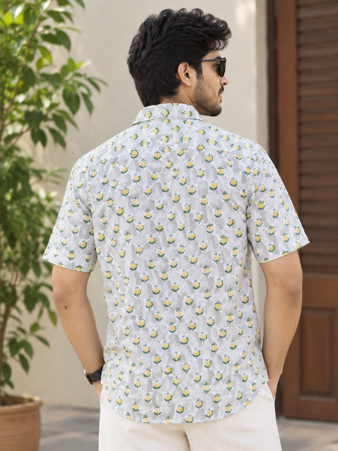 Cotton Block Shirt