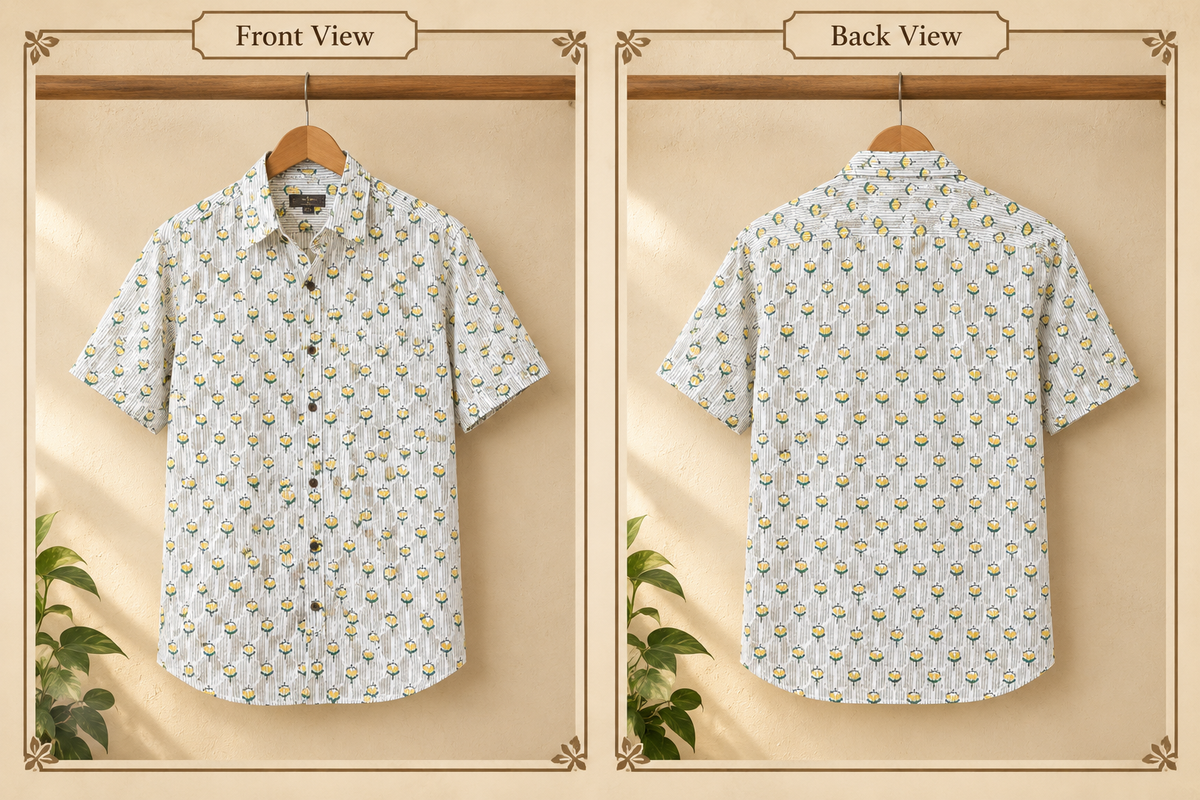 Cotton Block Shirt