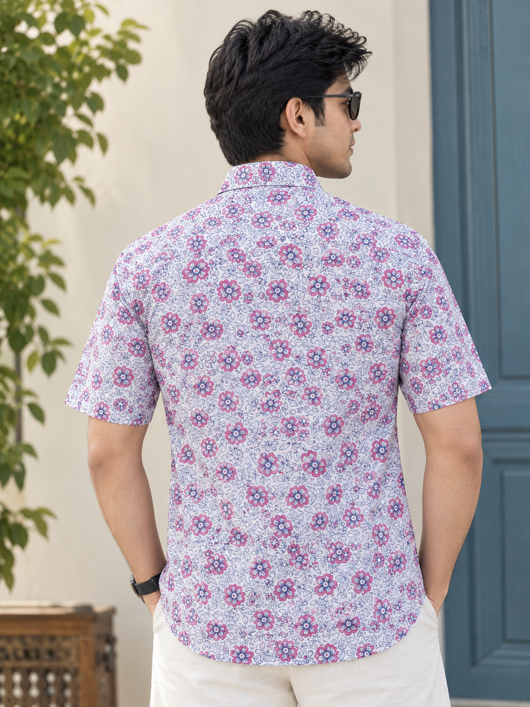 Cotton Block Shirt