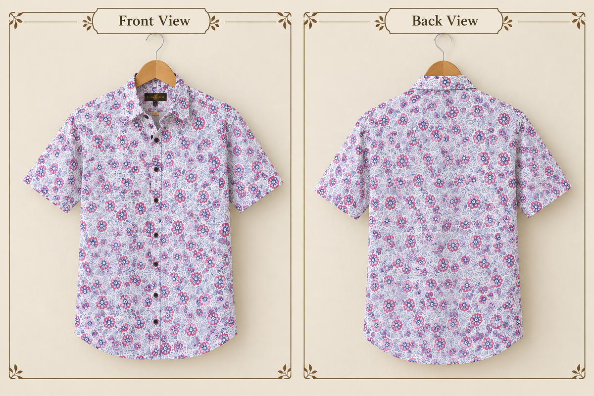 Cotton Block Shirt