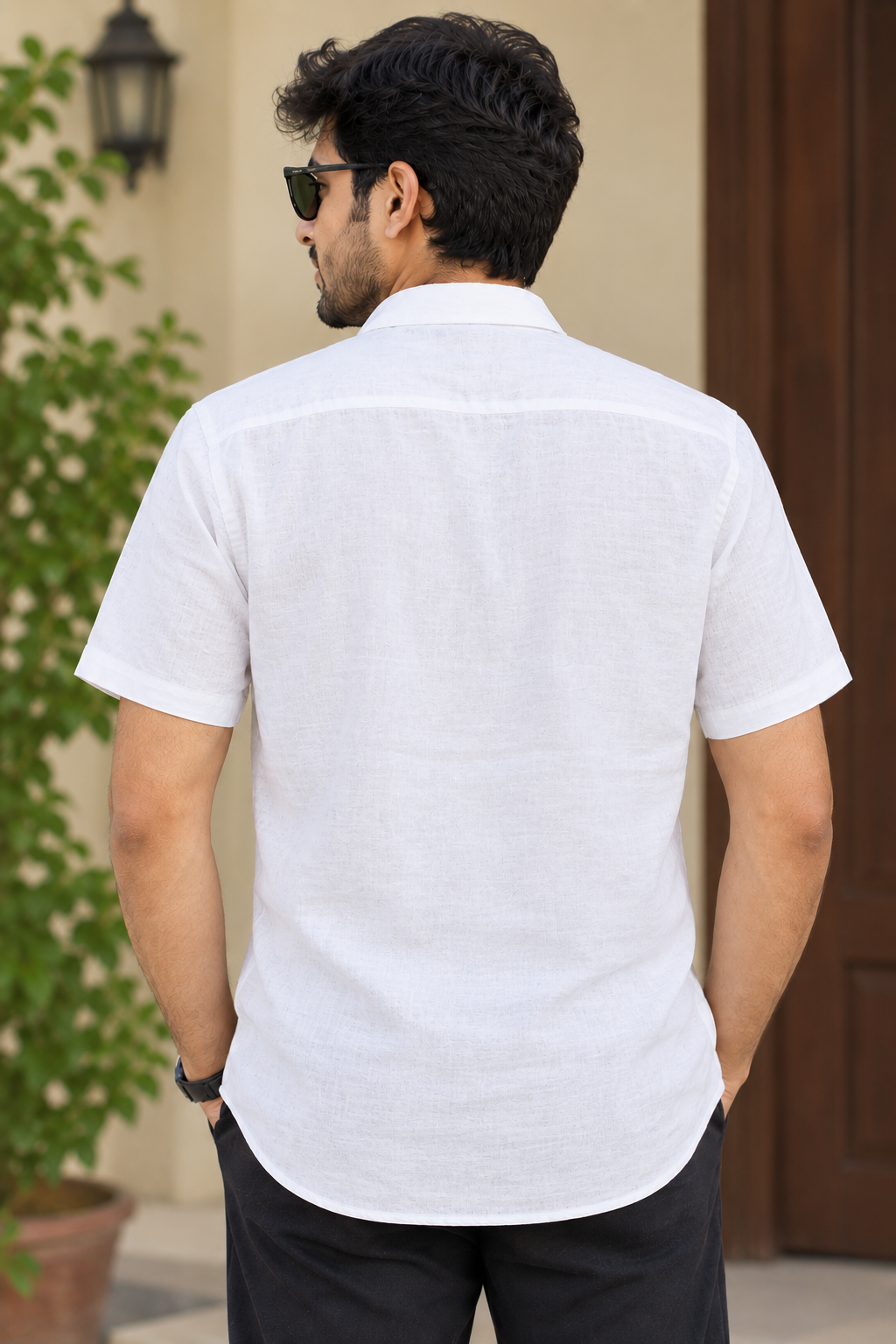 Cotton Block Shirt