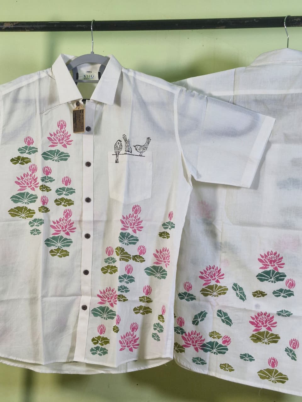 Cotton Block Shirt