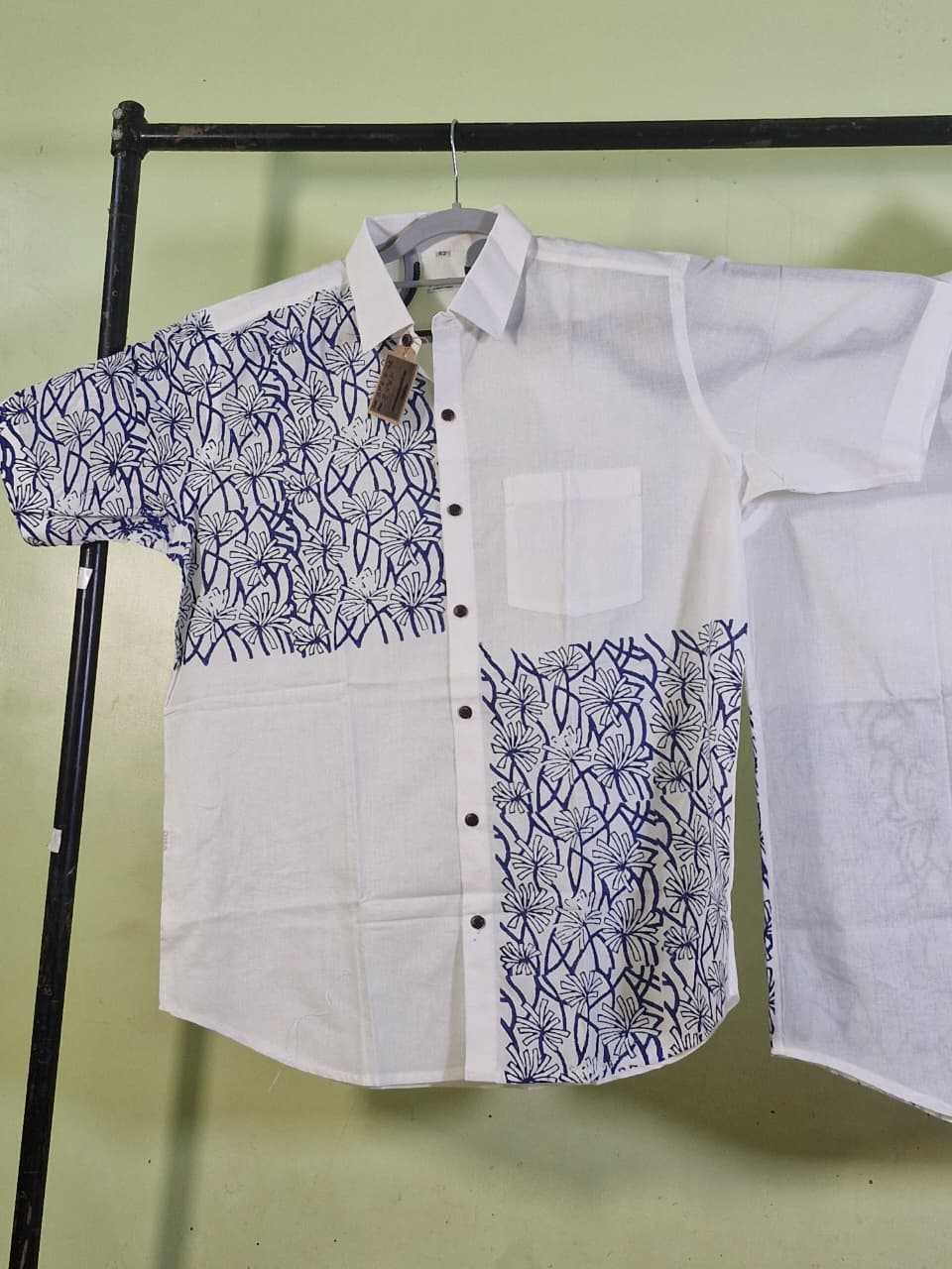 Cotton Block Shirt