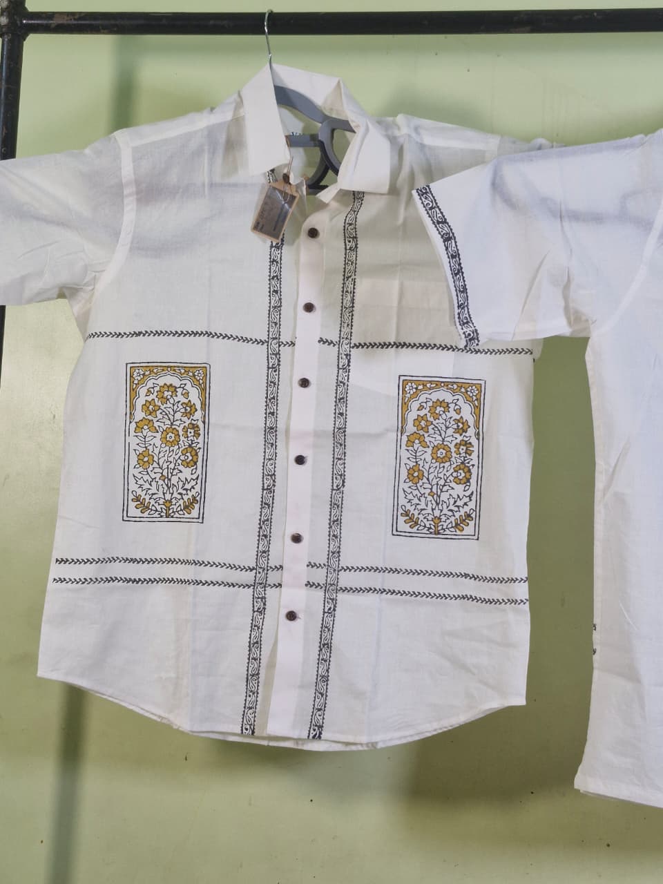 Cotton Block Shirt