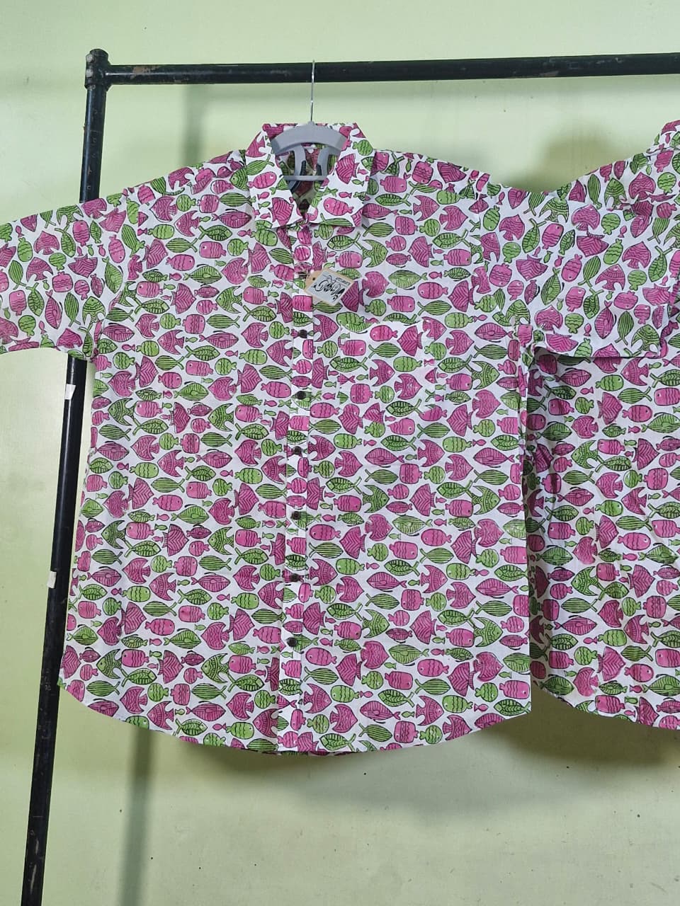 Cotton Block Shirt