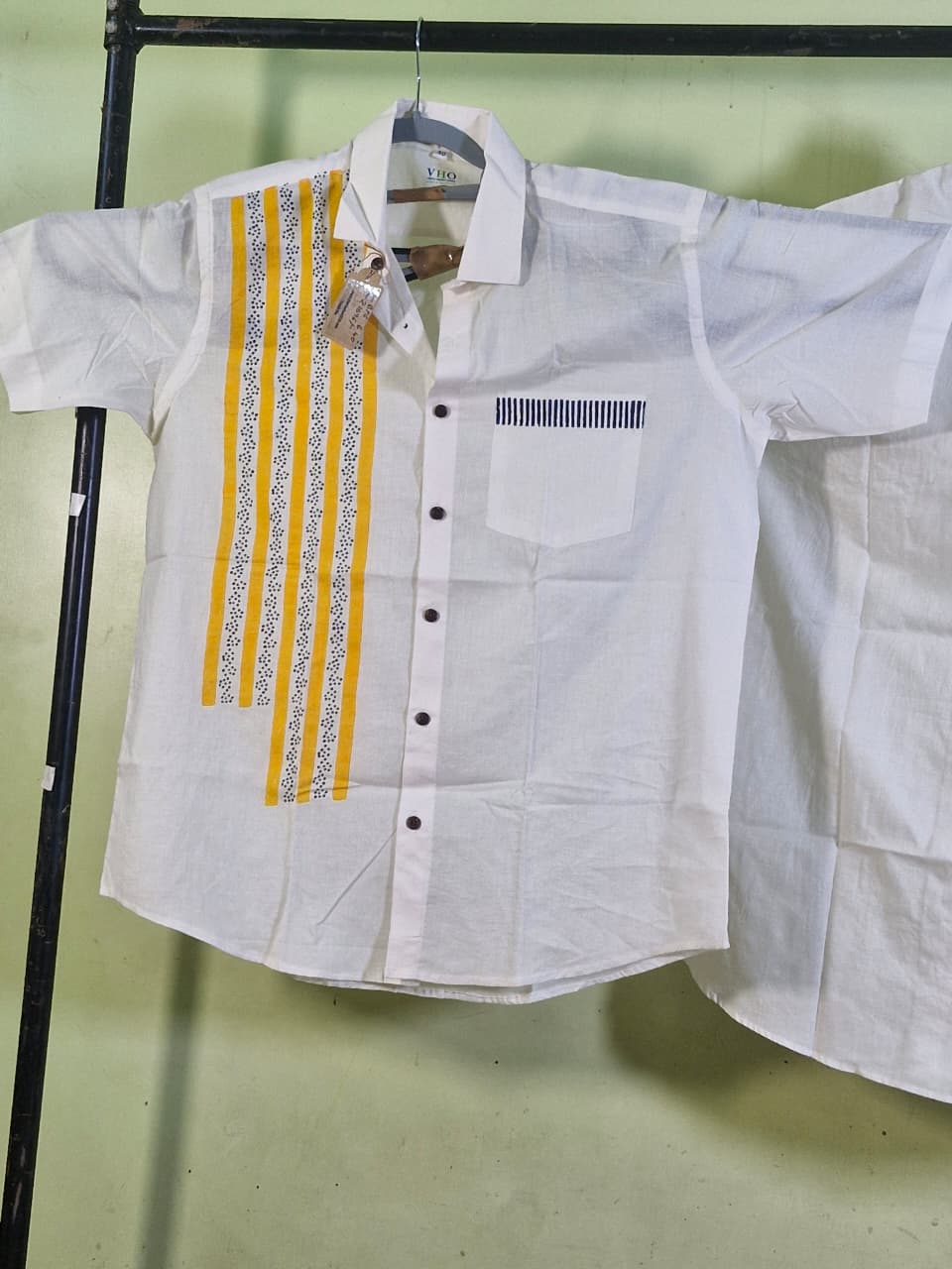 Cotton Block Shirt