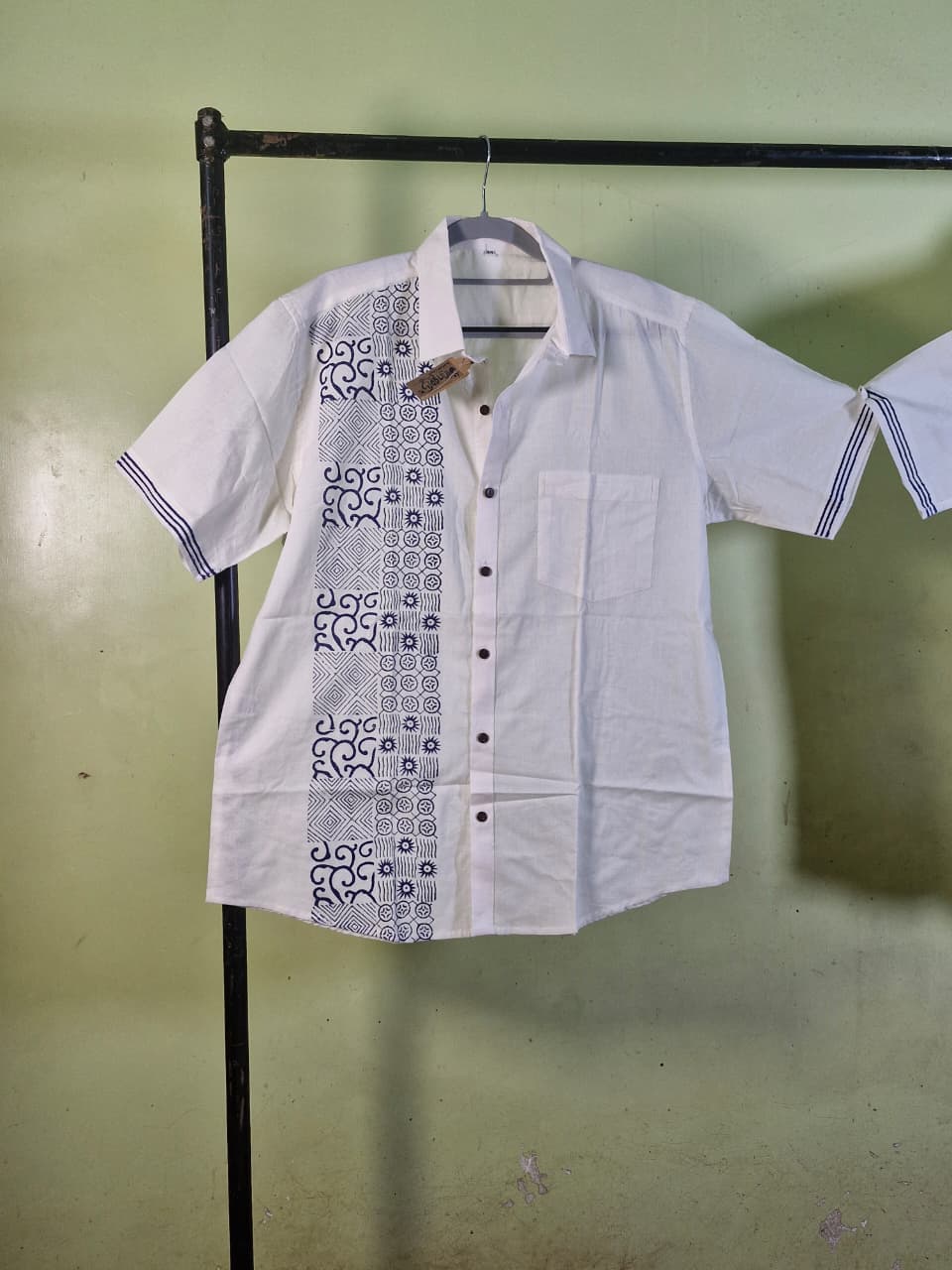 Cotton Block Shirt