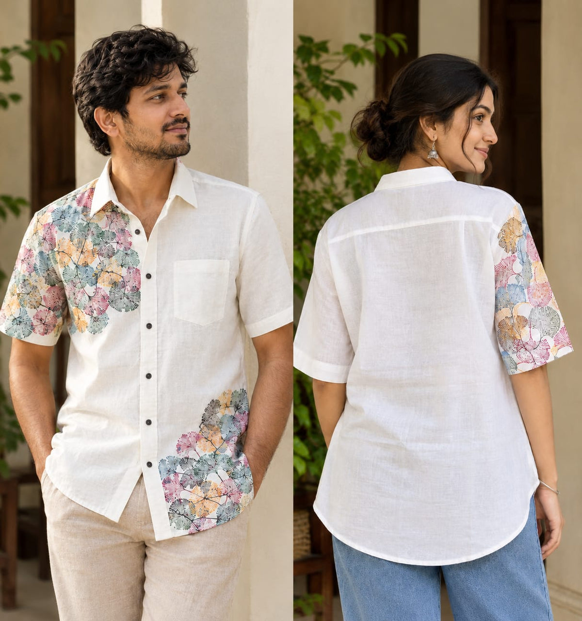 Cotton Block Shirt