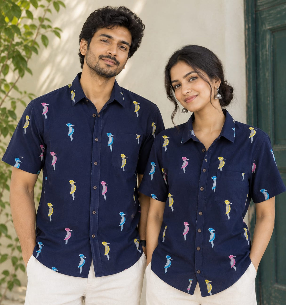 Cotton Block Shirt