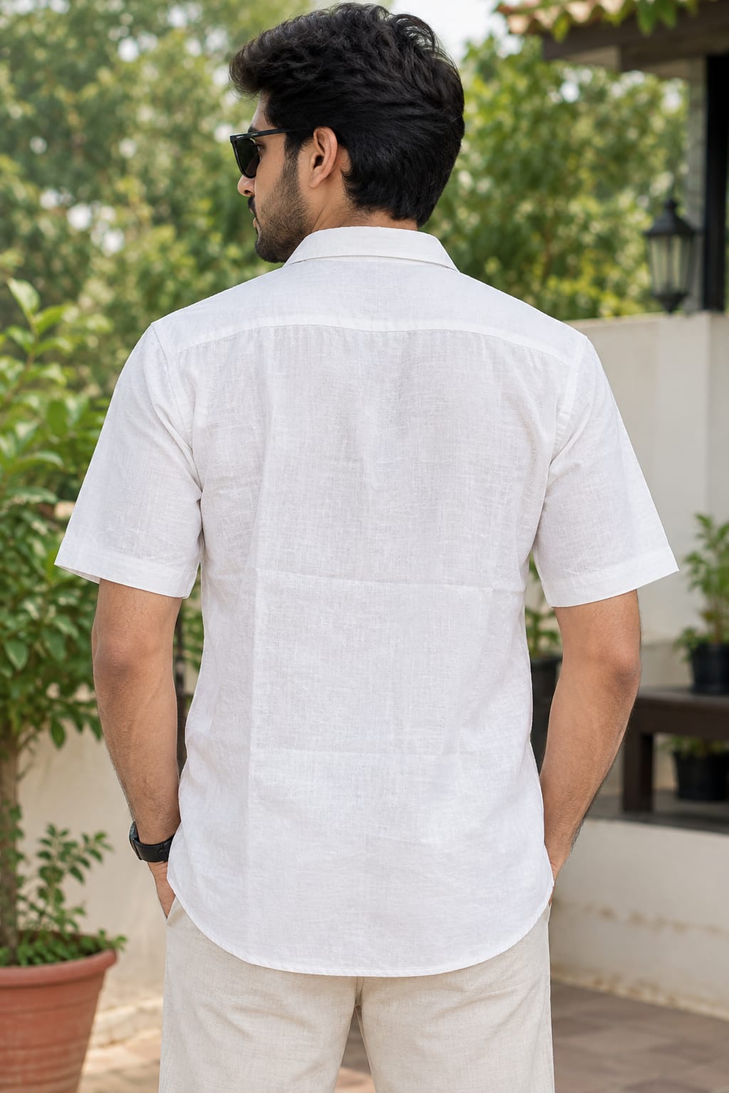 Cotton Block Shirt