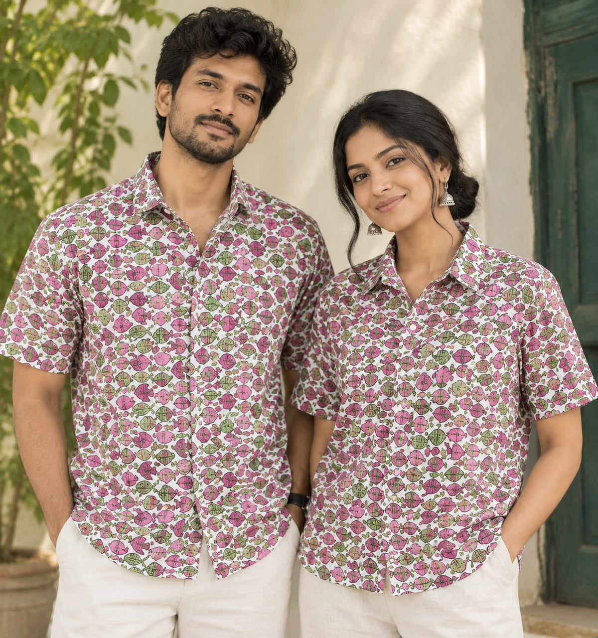 Cotton Block Shirt
