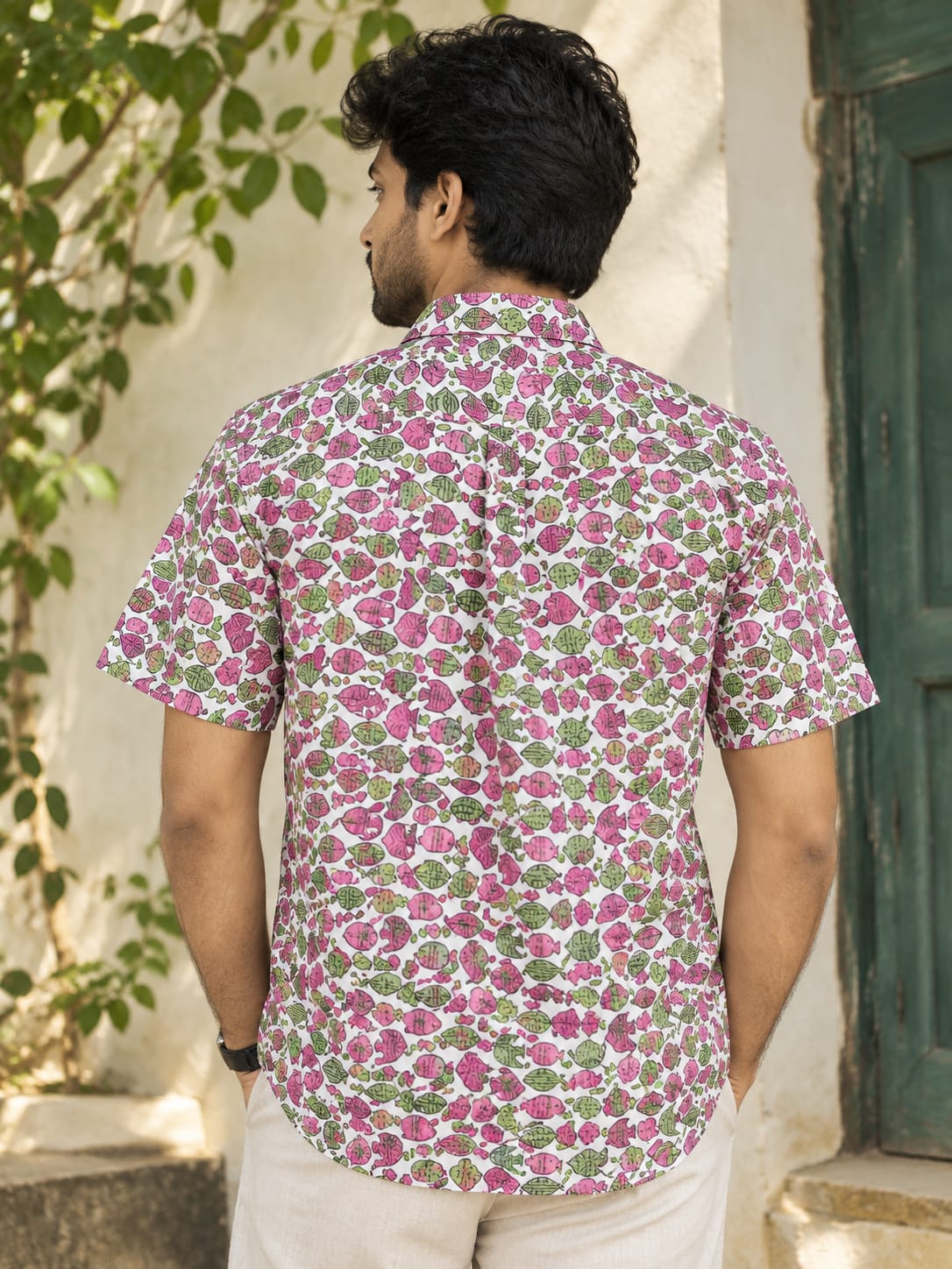Cotton Block Shirt