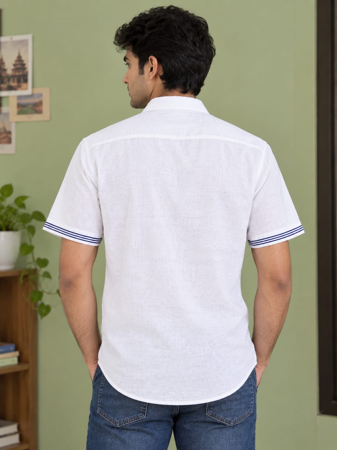 Cotton Block Shirt