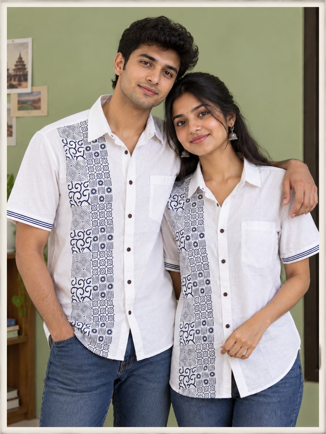 Cotton Block Shirt