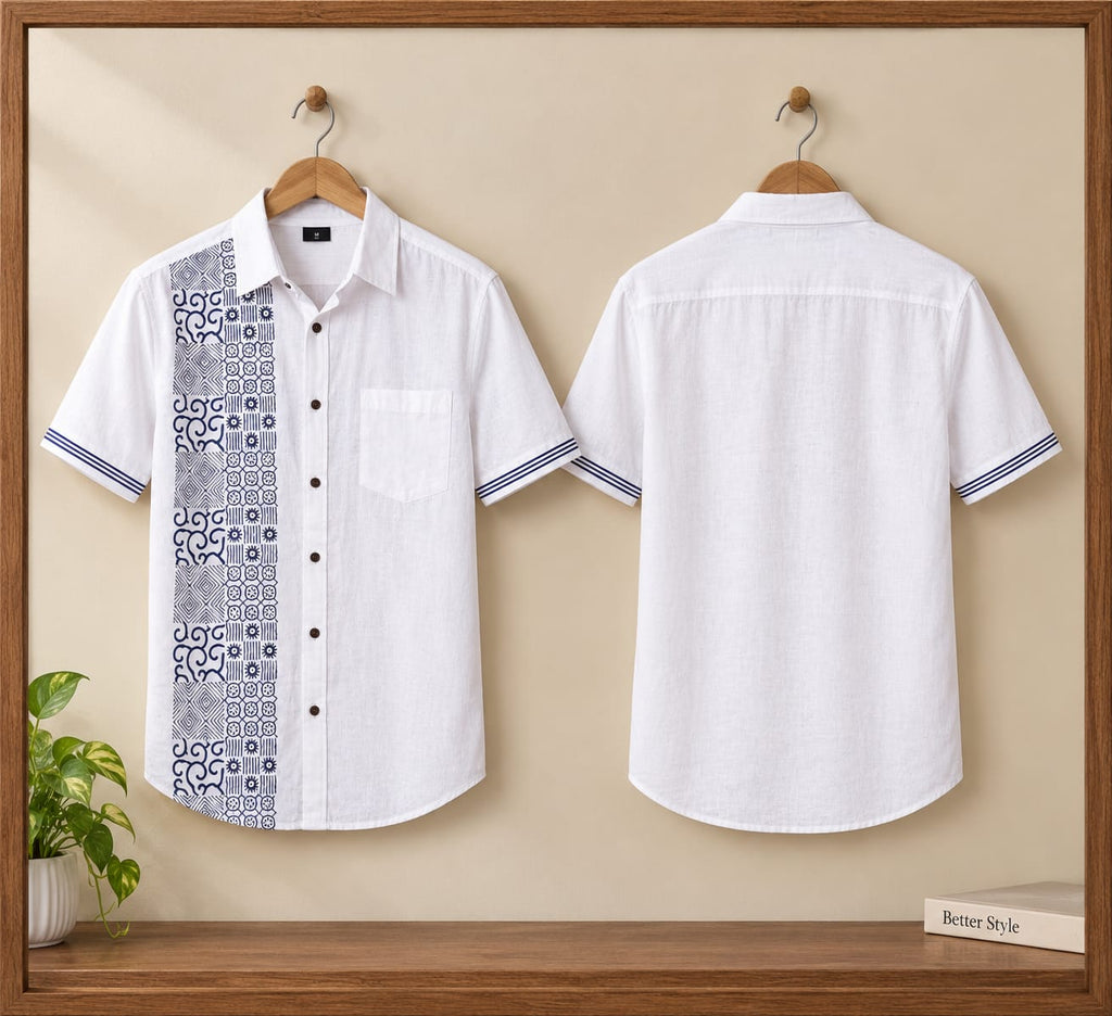 Cotton Block Shirt