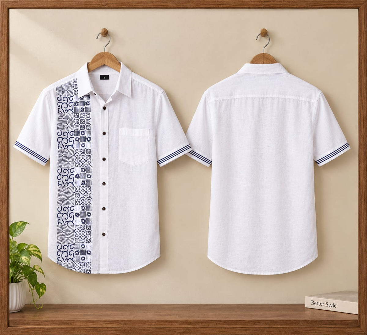 Cotton Block Shirt