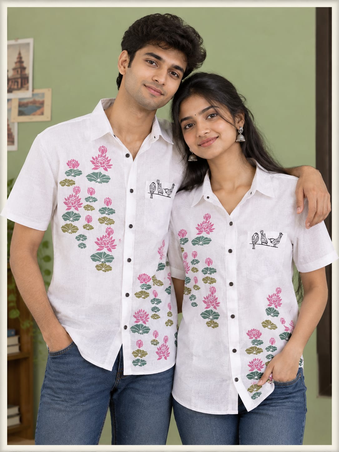 Cotton Block Shirt