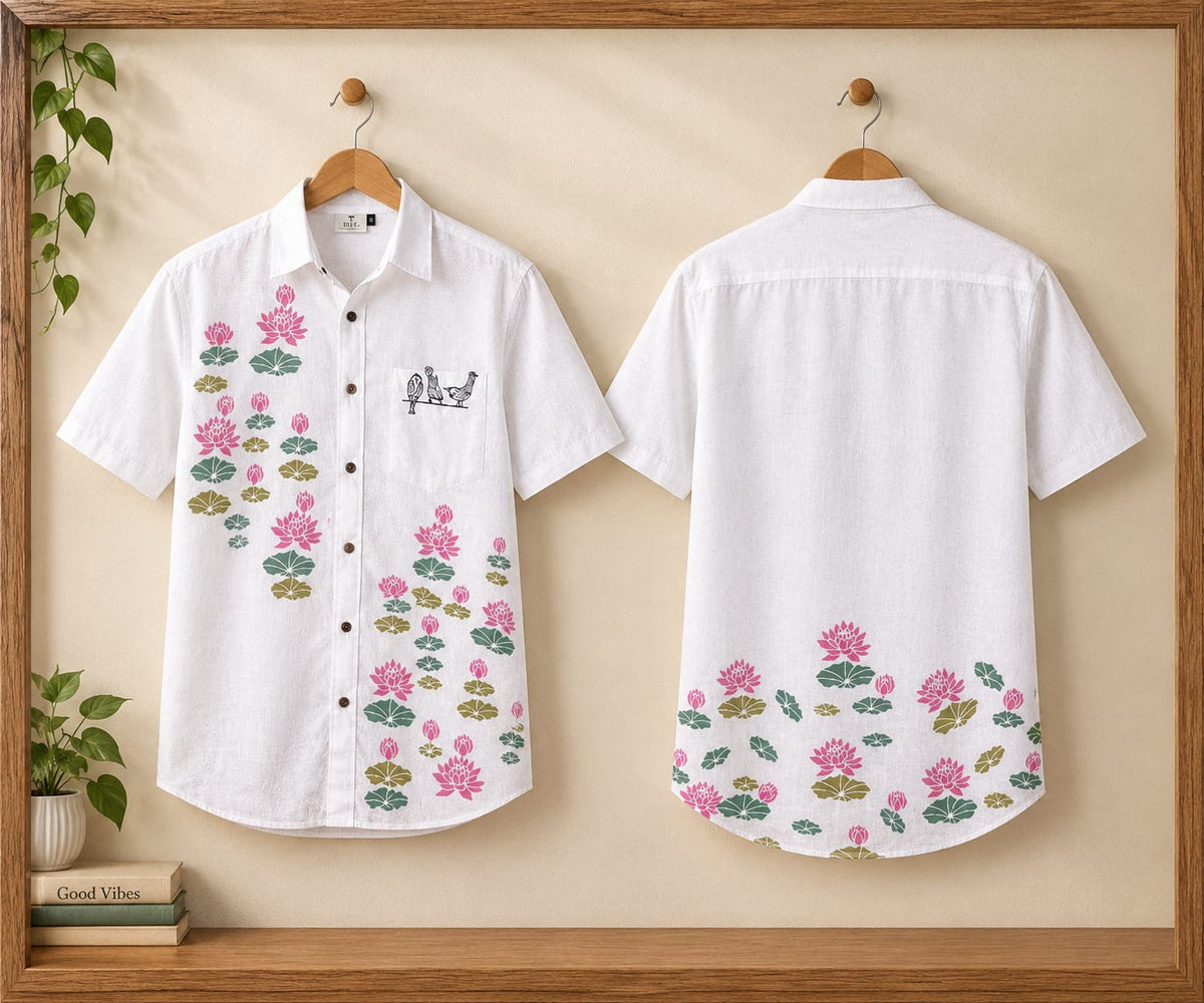 Cotton Block Shirt