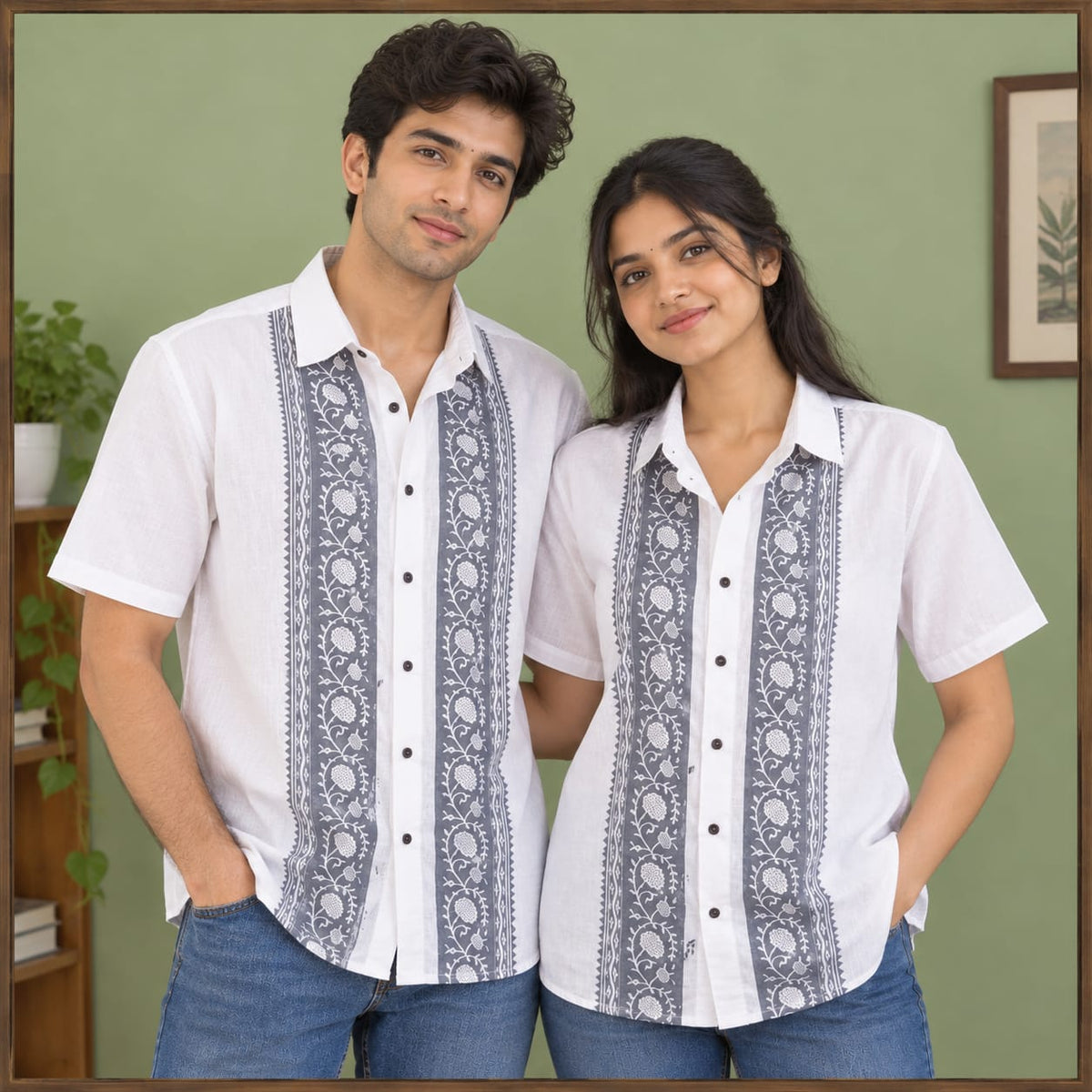 Cotton Block Shirt
