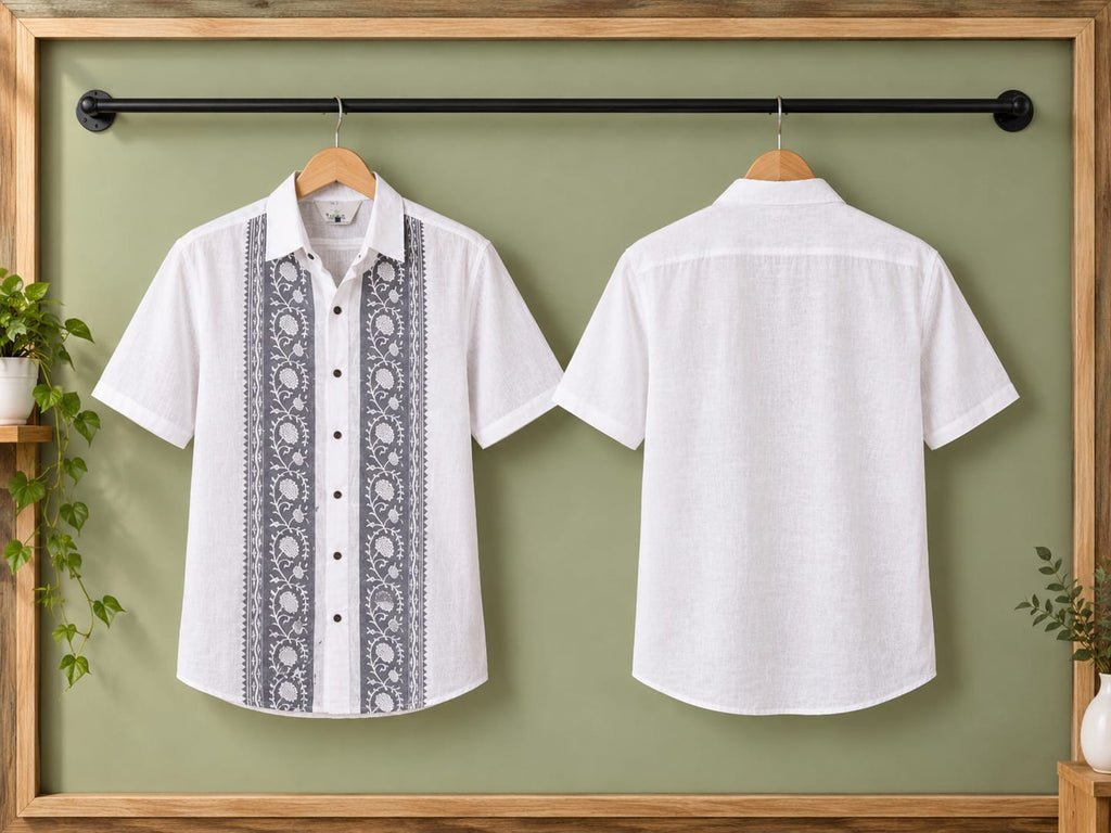 Cotton Block Shirt