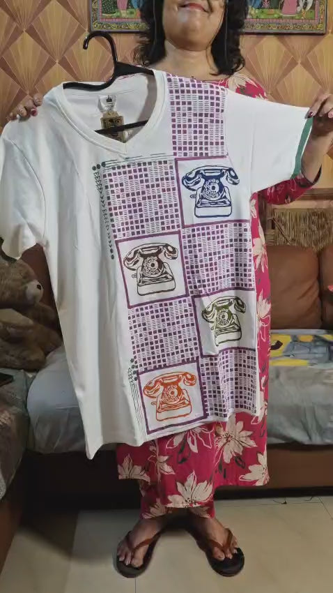 Cotton Block T-Shirt